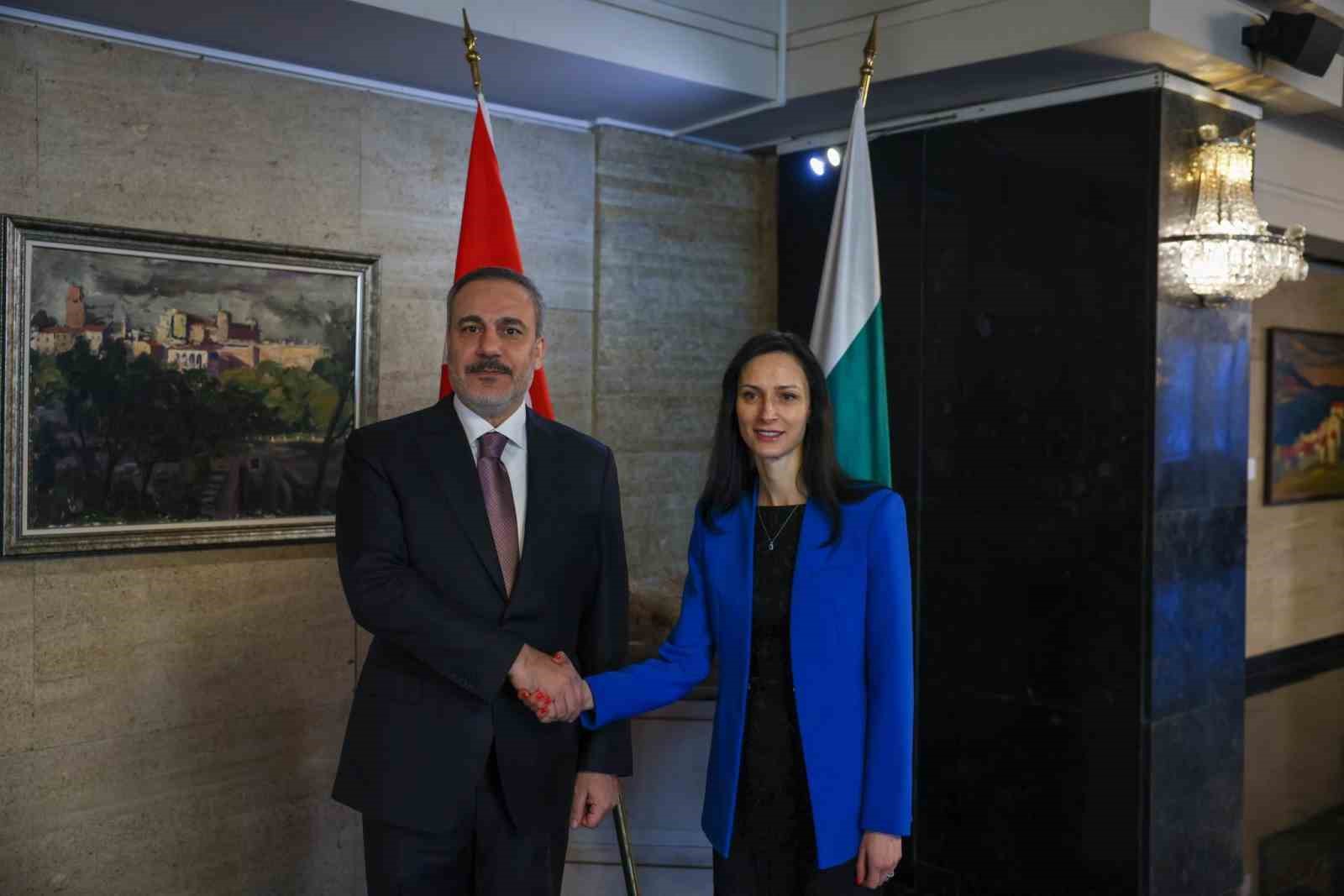 DIŞİŞLERİ BAKANI HAKAN FİDAN, BULGARİSTAN BAŞBAKAN YARDIMCISI VE DIŞİŞLERİ BAKANI