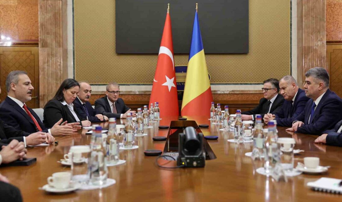 BAKAN FİDAN, ROMANYA BAŞBAKANI CİOLACU İLE GÖRÜŞTÜ