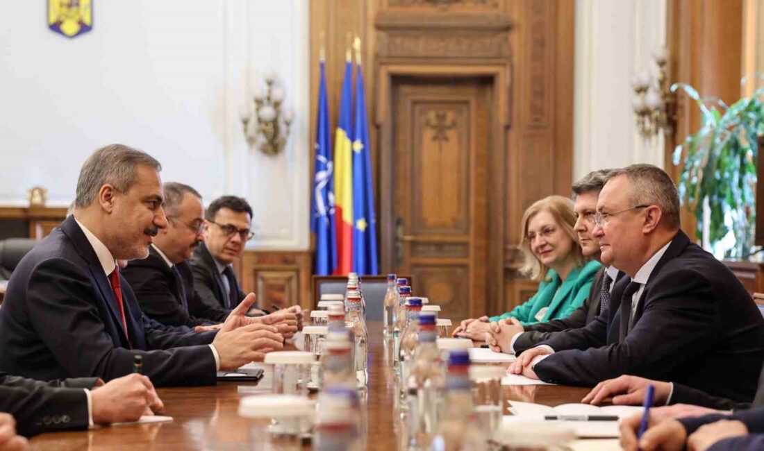 DIŞİŞLERİ BAKANI HAKAN FİDAN, BÜKREŞ'TE ROMANYA SENATOSU BAŞKANI NİCOLAE IONEL