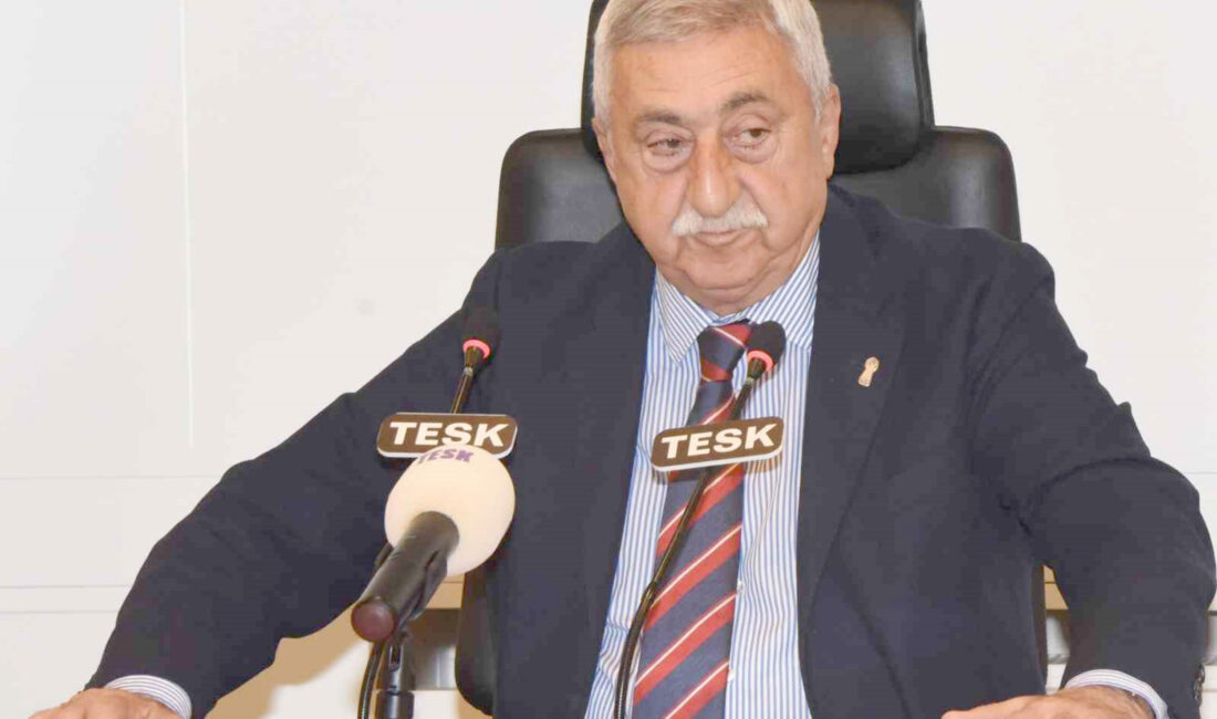 Türkiye Esnaf ve Sanatkarları Konfederasyonu (TESK) Genel Başkanı Bendevi Palandöken,