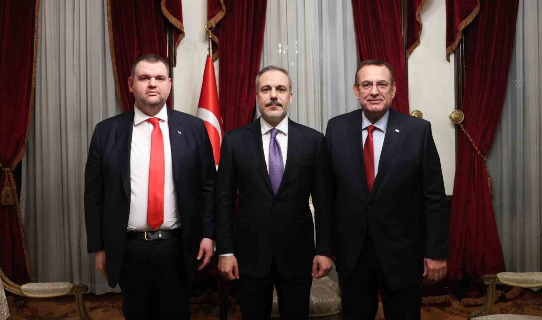 DIŞİŞLERİ BAKANI FİDAN, HÖH EŞ BAŞKAN ADAYLARI ÇAKIROV VE PEEVSKİ