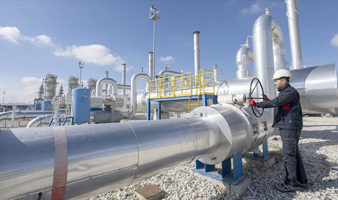 Türkiye’nin doğalgaz sistemine giren toplam miktar, 2023’te önceki yıla göre
