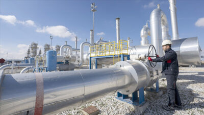 Türkiye’nin doğalgaz sistemine giren toplam miktar, 2023’te önceki yıla göre