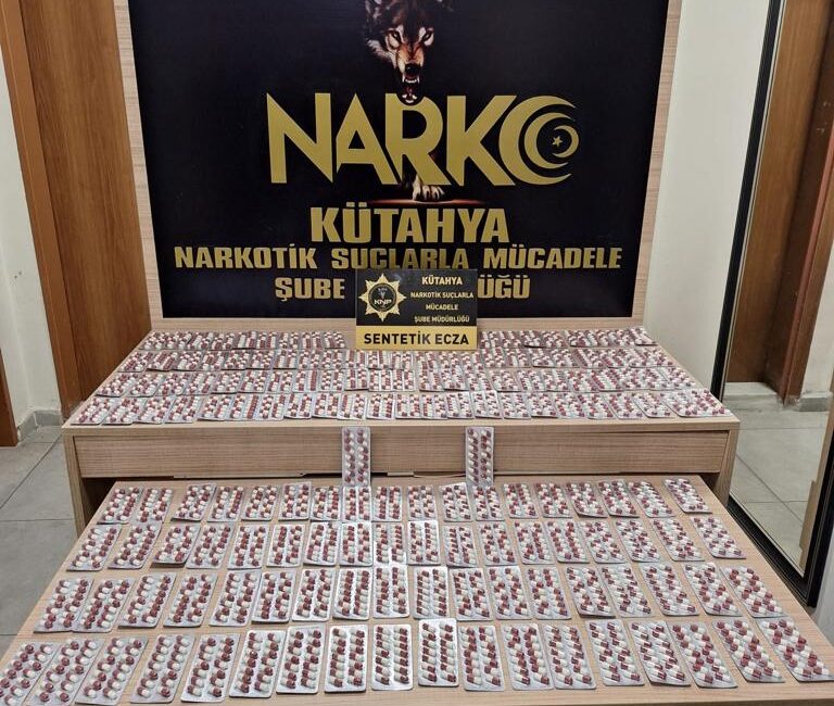 Kütahya İl Emniyet Müdürlüğü’ne bağlı Narkotik Suçlarla Mücadele Şube Müdürlüğü