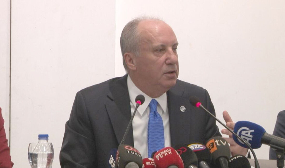Memleket Partisi Genel Başkanı Muharrem İnce, partisinin Dazkırı Belediye Başkan