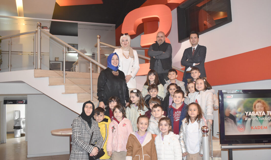 Afyonkarahisar Nar Tanesi Eğitim Kurumları’nın minik öğrencileri Kanal 3 televizyonunu