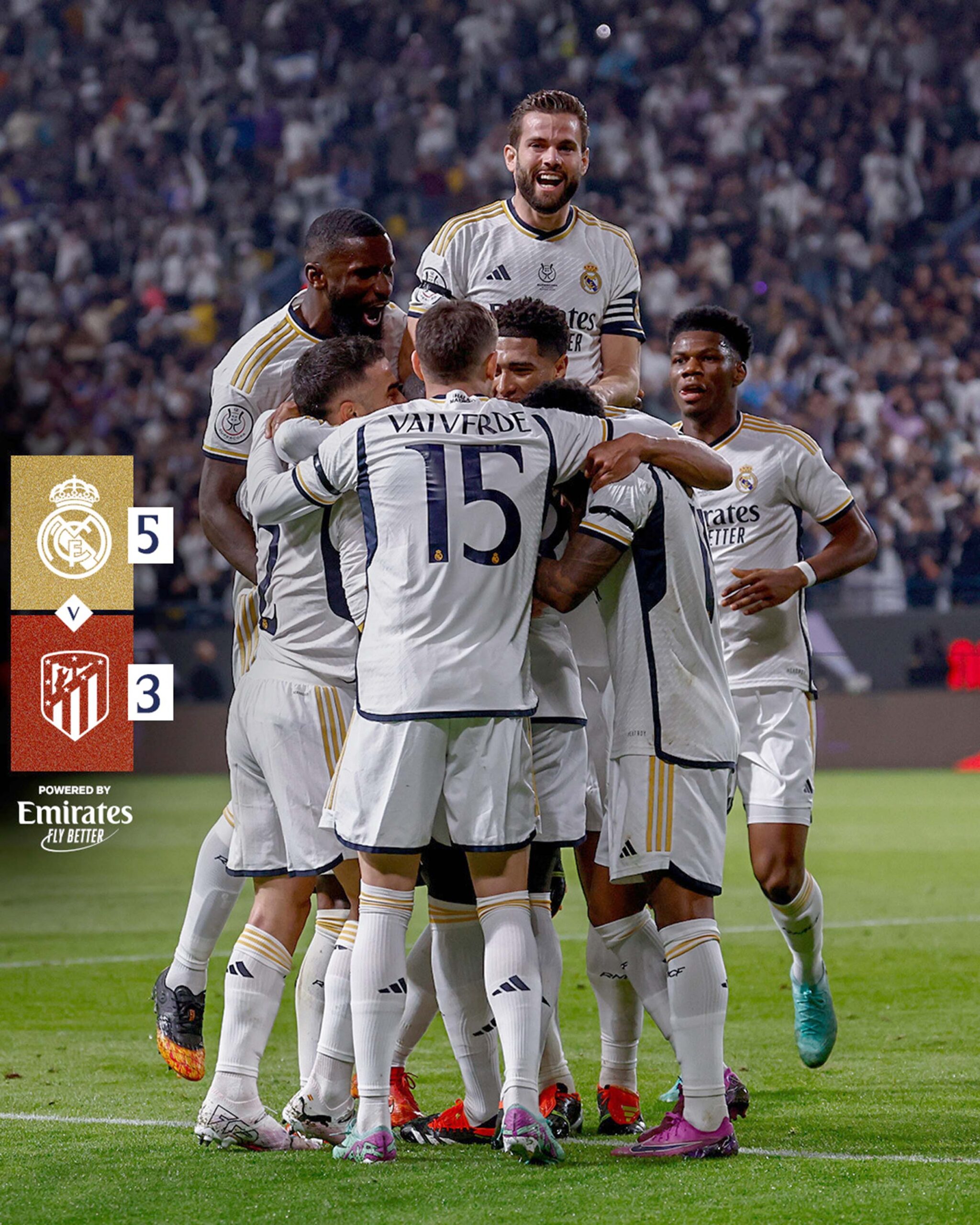 Real Madrid, İspanya Süper Kupası yarı finalinde normal süresi 3-3