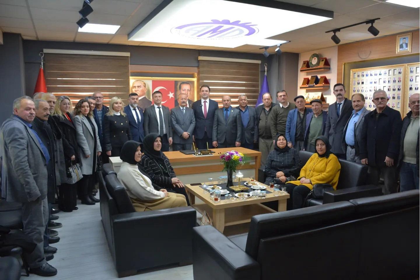 MHP Afyonkarahisar Belediye Başkan Adayı Sezer Küçükkurt, Afyonkarahisar Muhtarlar Derneği