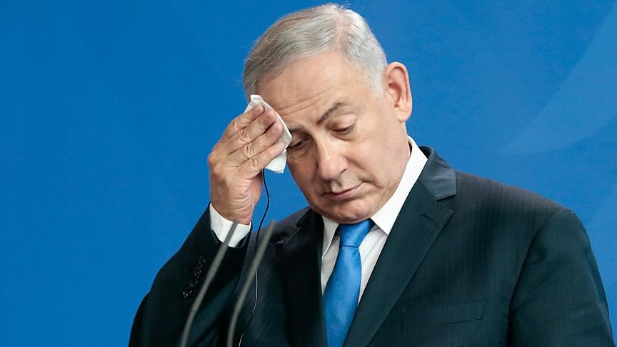 İsrail’in başkenti Tel Aviv’de toplanan binlerce hükümet aleyhine İsrailli, Netanyahu