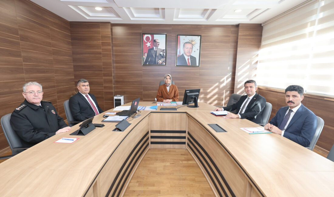 Afyon’un asayişi ele alındı Vali Doç. Dr. Kübra Güran Yiğitbaşı başkanlığında Vali Yardımcısı Mehmet