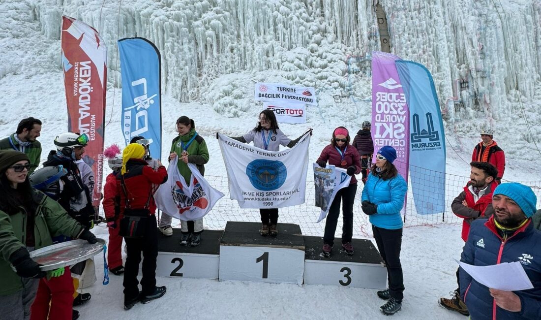   Türkiye Buz Tırmanışı Şampiyonası Erzurum Palandöken’de yapıldı, başarılı sporcular