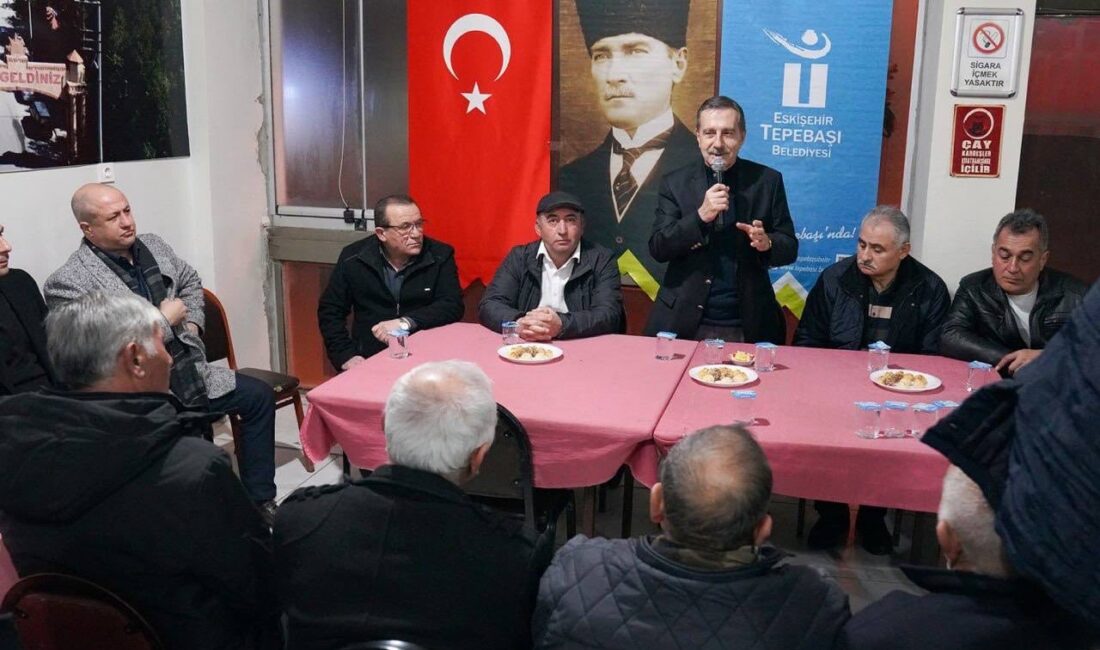 Tepebaşı Belediye Başkanı Dt. Ahmet Ataç, Eskişehir Döğerliler Derneği’nde vatandaşlar