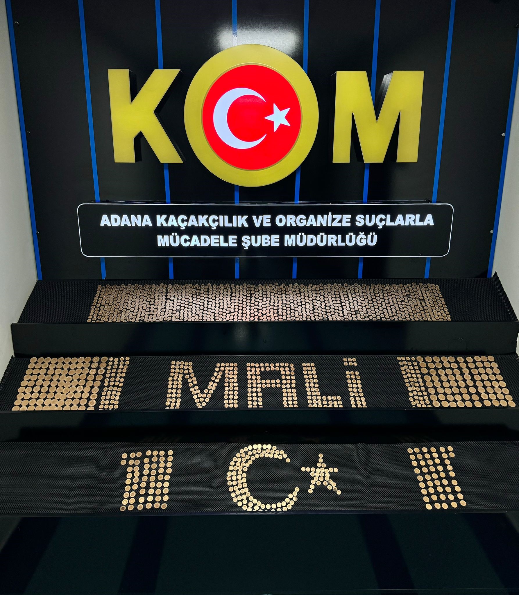 Adana’da sahte darphane baskılı düşük ayarda piyasa değeri 9 milyon