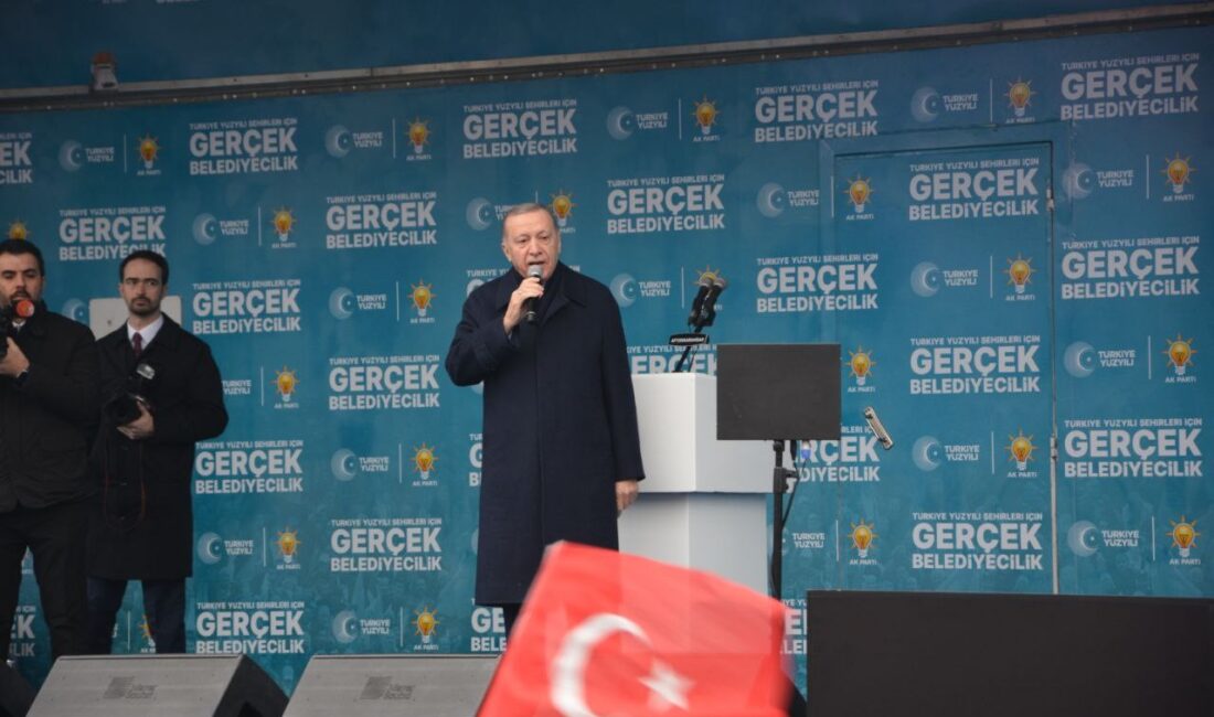 Cumhurbaşkanı Recep Tayyip Erdoğan, 31 Mart seçimleri için seçmenin karşısına