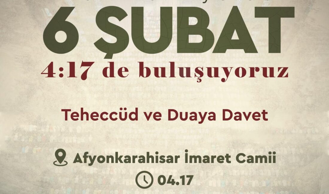 Anadolu Gençlik Derneği, geçen yıl yaşanan büyük felaketin yıl dönümünde