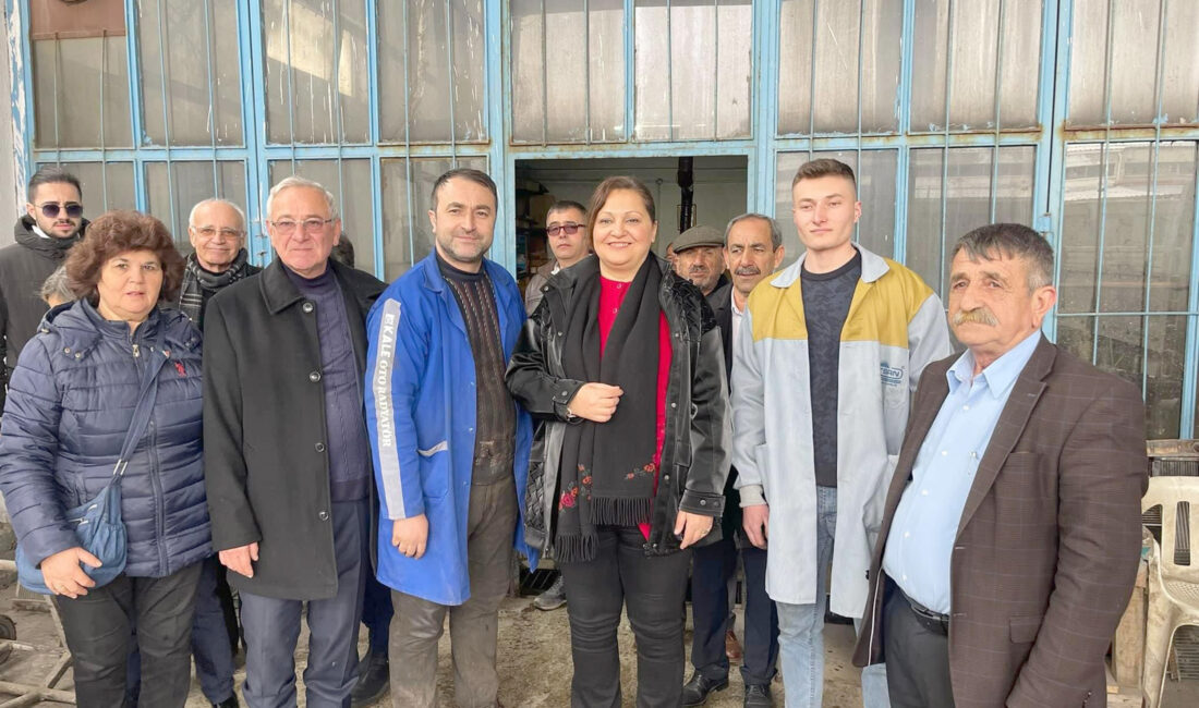 CHP Afyonkarahisar Belediye Başkan Adayı Av. Burcu Köksal, sanayi sitesi