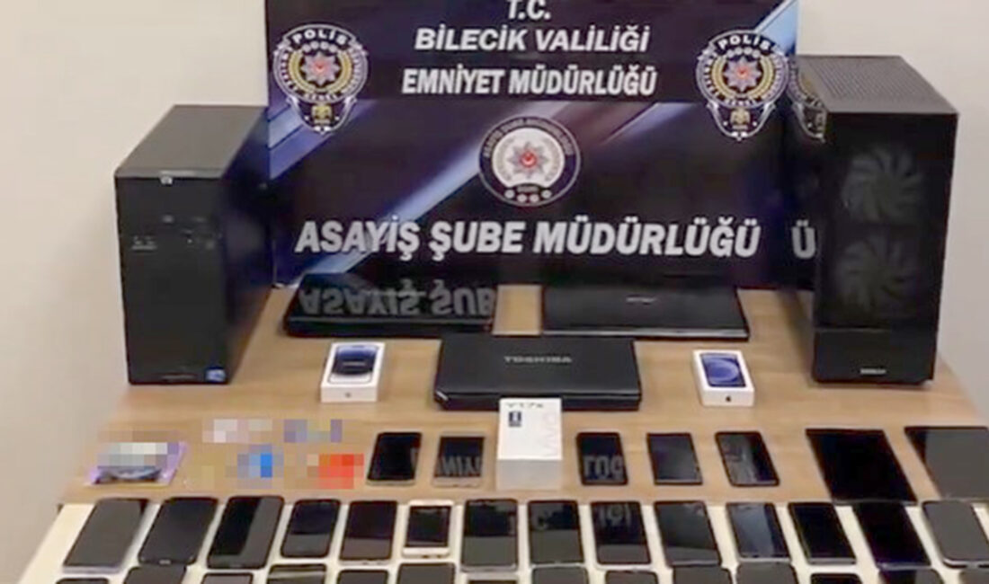 Bilecik İl Emniyet Müdürlüğü tarafından İstanbul, Mersin, Osmaniye, Manisa Aydın,