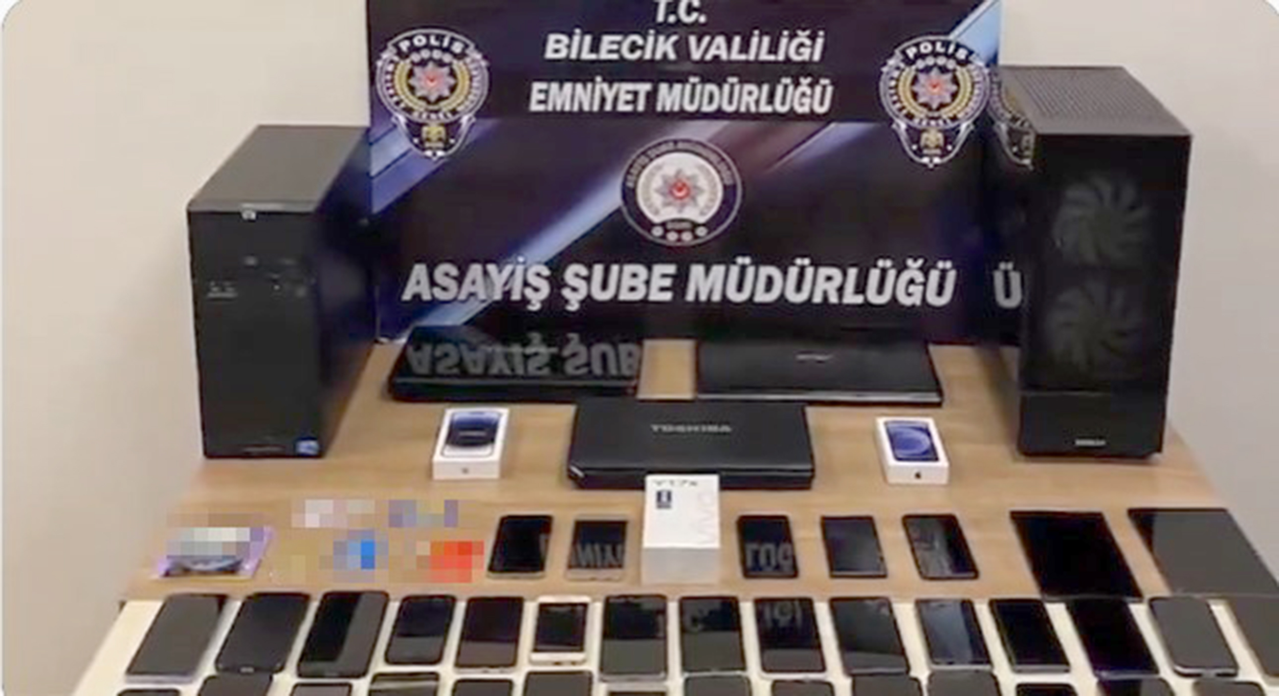 Bilecik İl Emniyet Müdürlüğü tarafından İstanbul, Mersin, Osmaniye, Manisa Aydın,