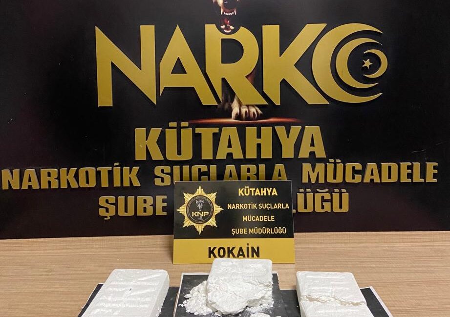 Kütahya İl Emniyet Müdürlüğü’ne bağlı Narkotik Suçlarla Mücadele Şube Müdürlüğü