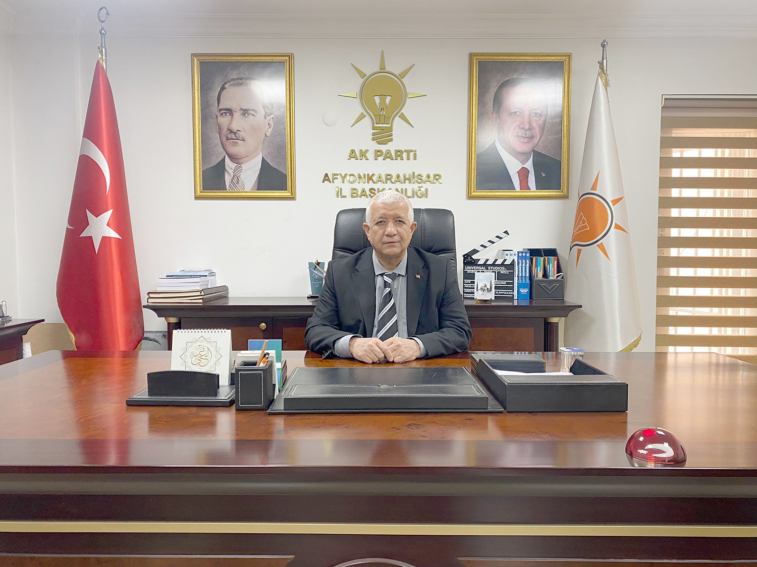 AK Parti Afyonkarahisar İl Başkanı Hüseyin Menteş, Cumhurbaşkanı ve AK