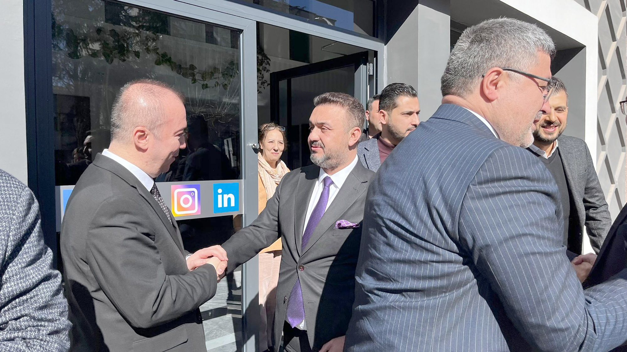 AFSİAD Yönetim Kurulu Başkanı Kadir Sayın ve AFSİAD yönetim kurulunu