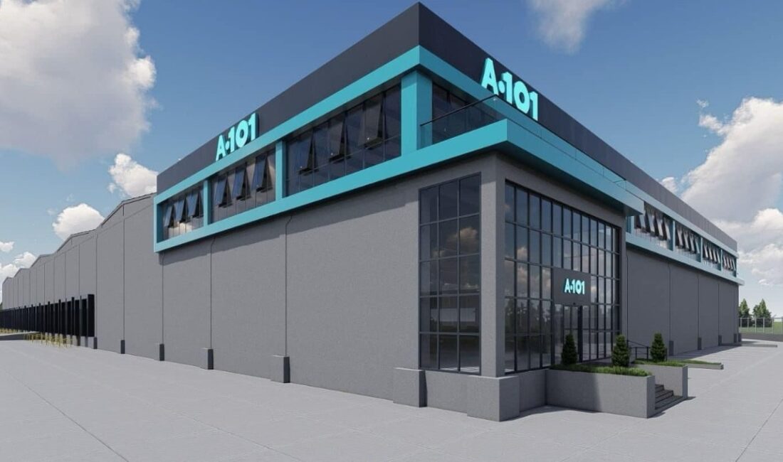 A101 Paketleme ve Lojistik Merkezi 30bin m2 kullanım alanı, 25bin