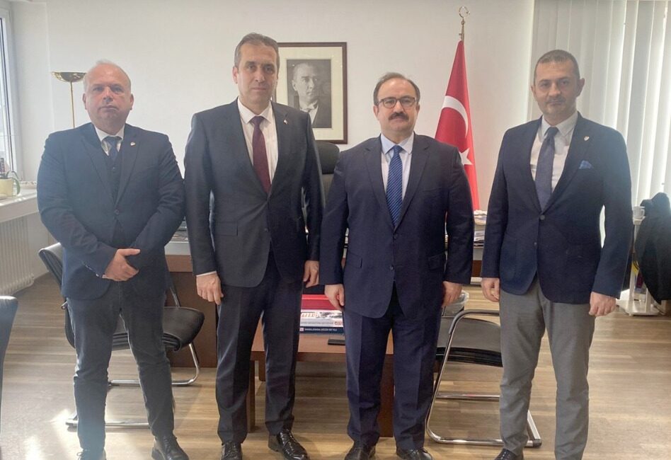 EURO 2024 hazırlıkları kapsamında Frankfurt’ta bulunan TFF Delegasyonu, Başkonsolos Erdem