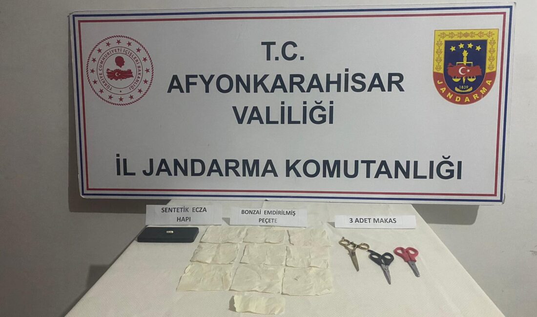 Afyonkarahisar İl Jandarma Komutanlığınca yapılan istihbari çalışmalar neticesinde; Uşak ilinden