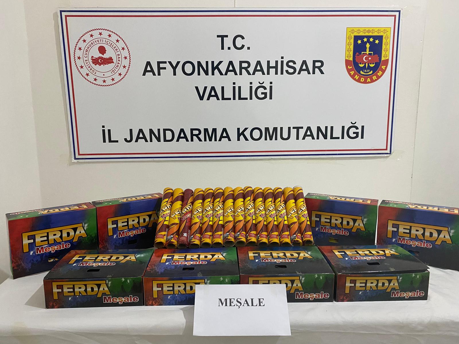 İhsaniye İlçe Jandarma Komutanlığı’na bağlı ekipler, Döğer beldesinde bir züccaciye