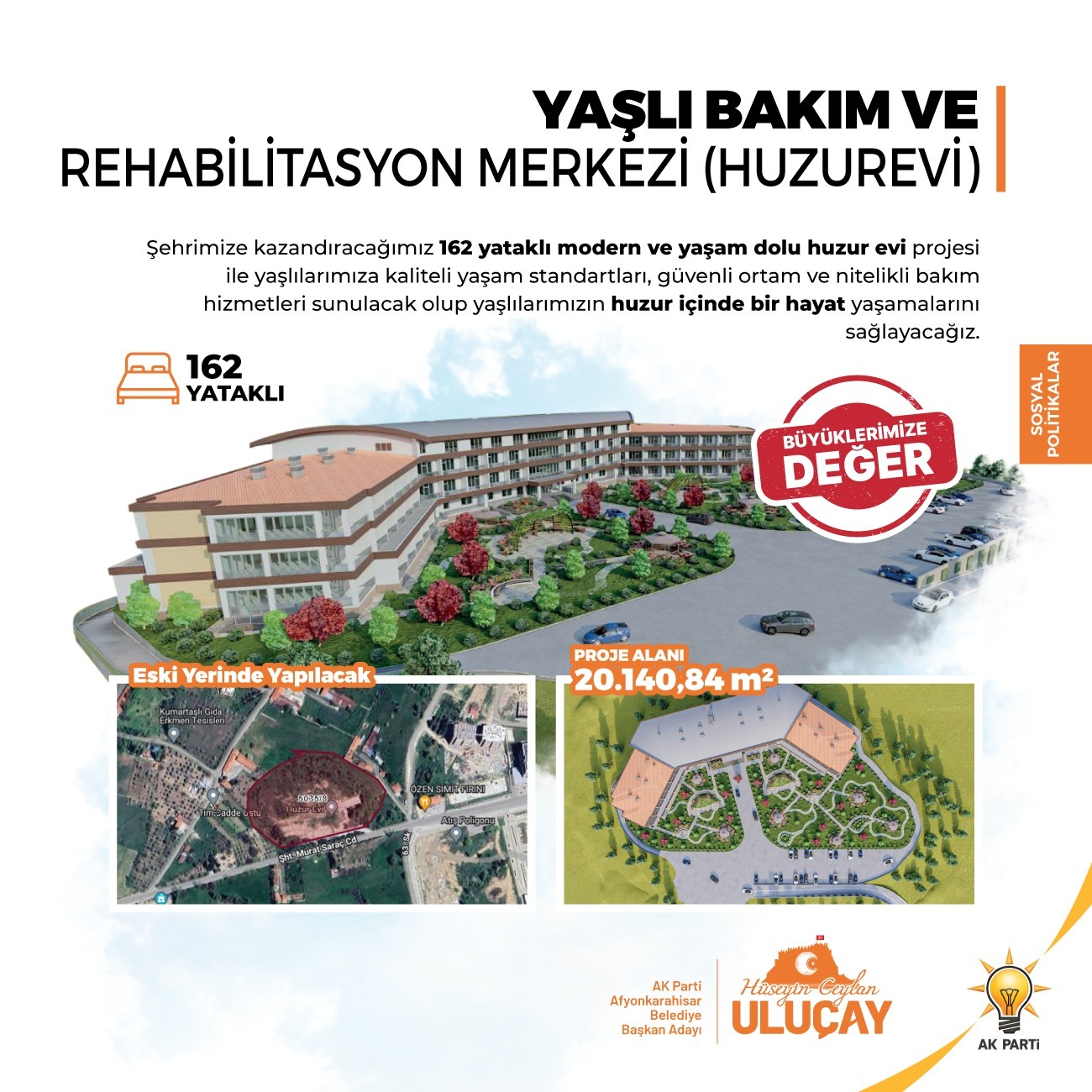 AK Parti Afyonkarahisar Belediye Başkan Adayı Hüseyin Ceylan Uluçay gerçekleştireceği