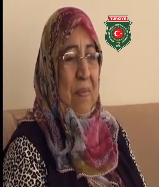 3 Eylül 2012 tarihinde Şırnak’ta şehit olan P.Ütğm.Sami Çifci’nin annesi