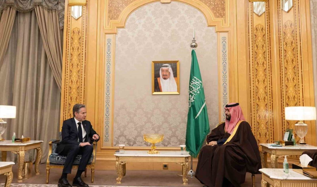 ABD DIŞİŞLERİ BAKANI ANTONY BLİNKEN, SUUDİ ARABİSTAN VELİAHT PRENSİ MUHAMMED