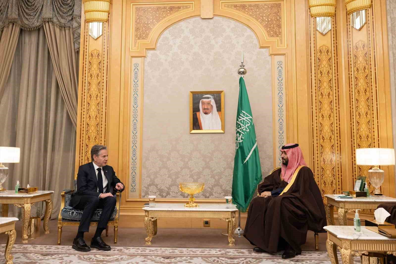 ABD DIŞİŞLERİ BAKANI ANTONY BLİNKEN, SUUDİ ARABİSTAN VELİAHT PRENSİ MUHAMMED