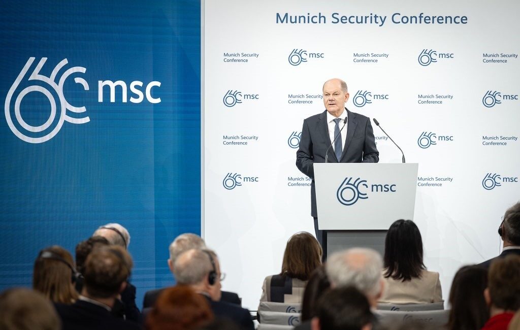 ALMANYA BAŞBAKANI OLAF SCHOLZ, MÜNİH KENTİNDE DEVAM EDEN 60. MÜNİH