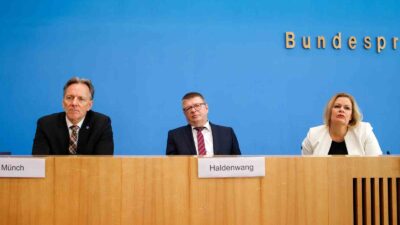 ALMANYA İÇİŞLERİ BAKANI FAESER, ÜLKEDE GİDEREK GÜÇLENEN AŞIRI SAĞCI, IRKÇI