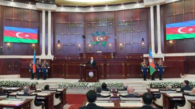 AZERBAYCAN'DA 7 ŞUBAT’TA YAPILAN ERKEN CUMHURBAŞKANLIĞI SEÇİMİNİ YÜZDE 92,12 OYLA