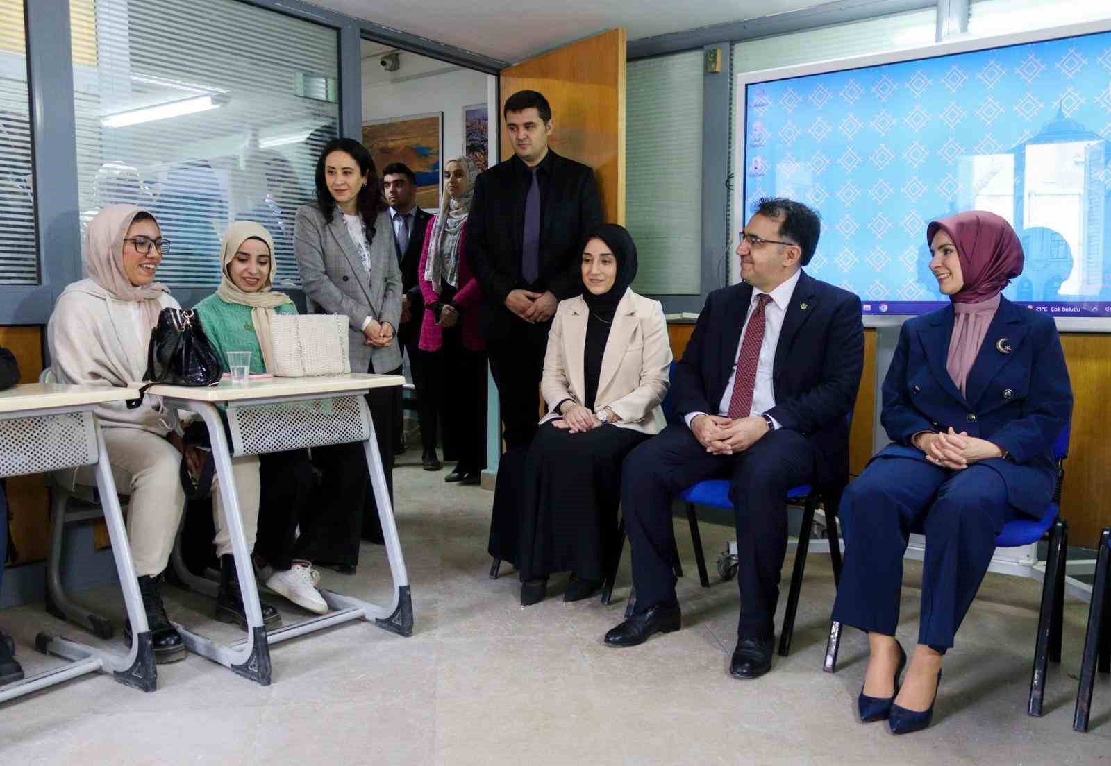 AİLE VE SOSYAL HİZMETLER BAKANI MAHİNUR ÖZDEMİR GÖKTAŞ, KAHİRE YUNUS
