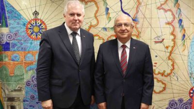 MİLLÎ SAVUNMA BAKANI YAŞAR GÜLER, BRÜKSEL’DE LİTVANYA SAVUNMA BAKANI ARVYDAS