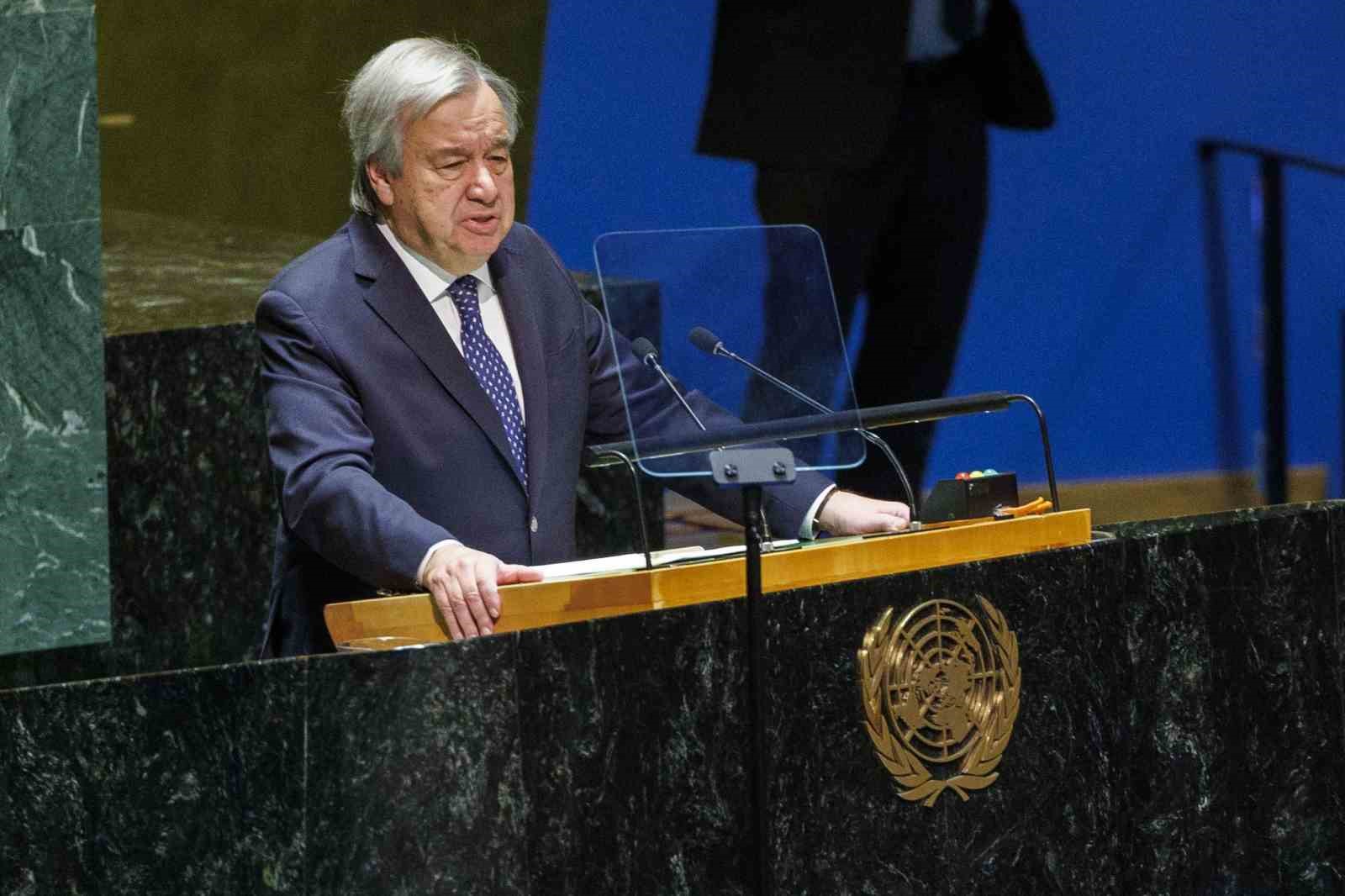 Birleşmiş Milletler (BM) Genel Sekreteri Antonio Guterres, İsrail’in Gazze Şeridi’nde