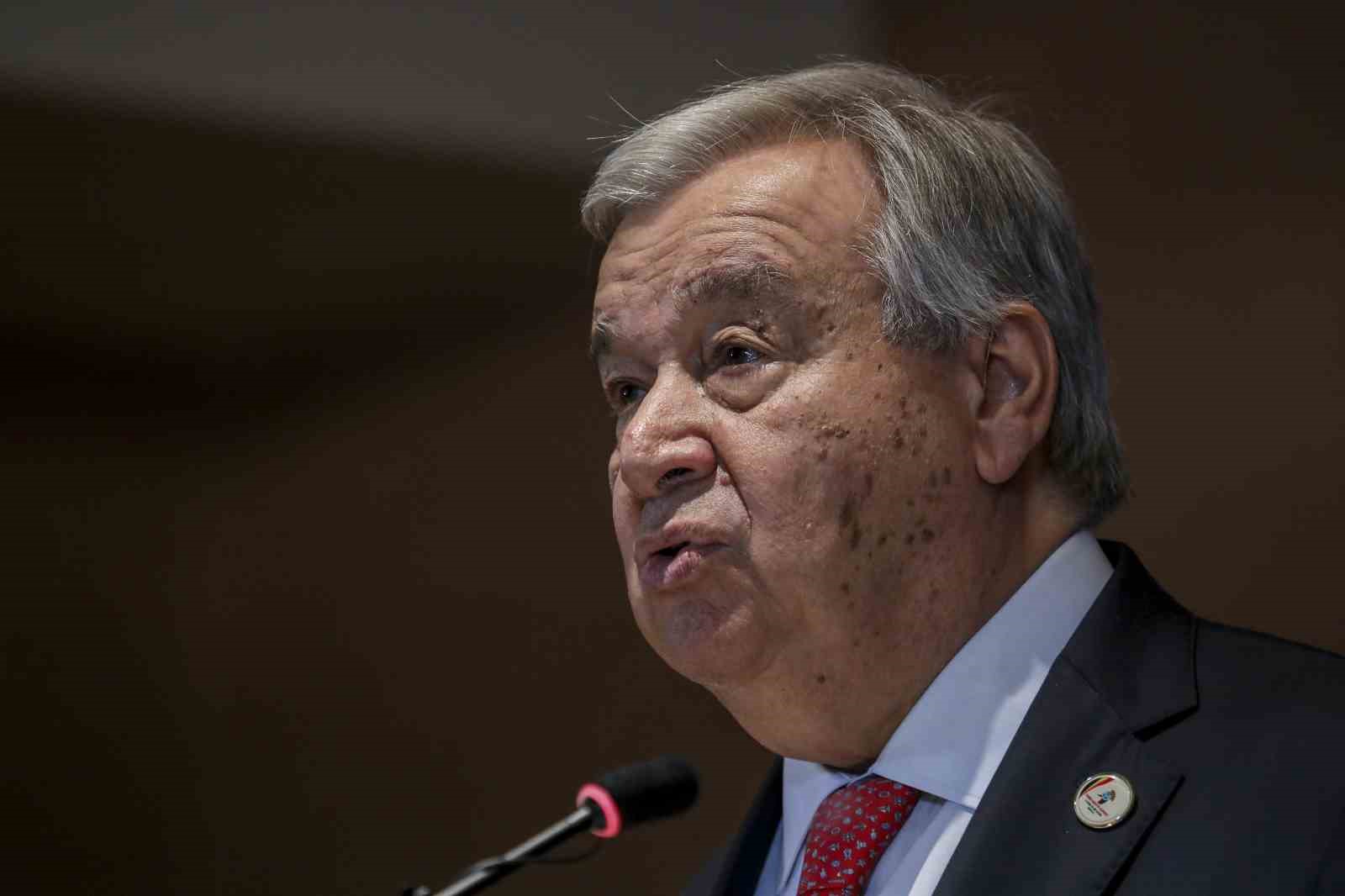BİRLEŞMİŞ MİLLETLER (BM) GENEL SEKRETERİ ANTONİO GUTERRES, BİRLEŞMİŞ MİLLETLER YAKIN