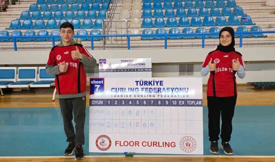 ÇAY İMAMHATİP ORTAOKULU FLOOR CURLİNG'DE TÜRKİYE ŞAMPİYONASI'NA GİDİYOR