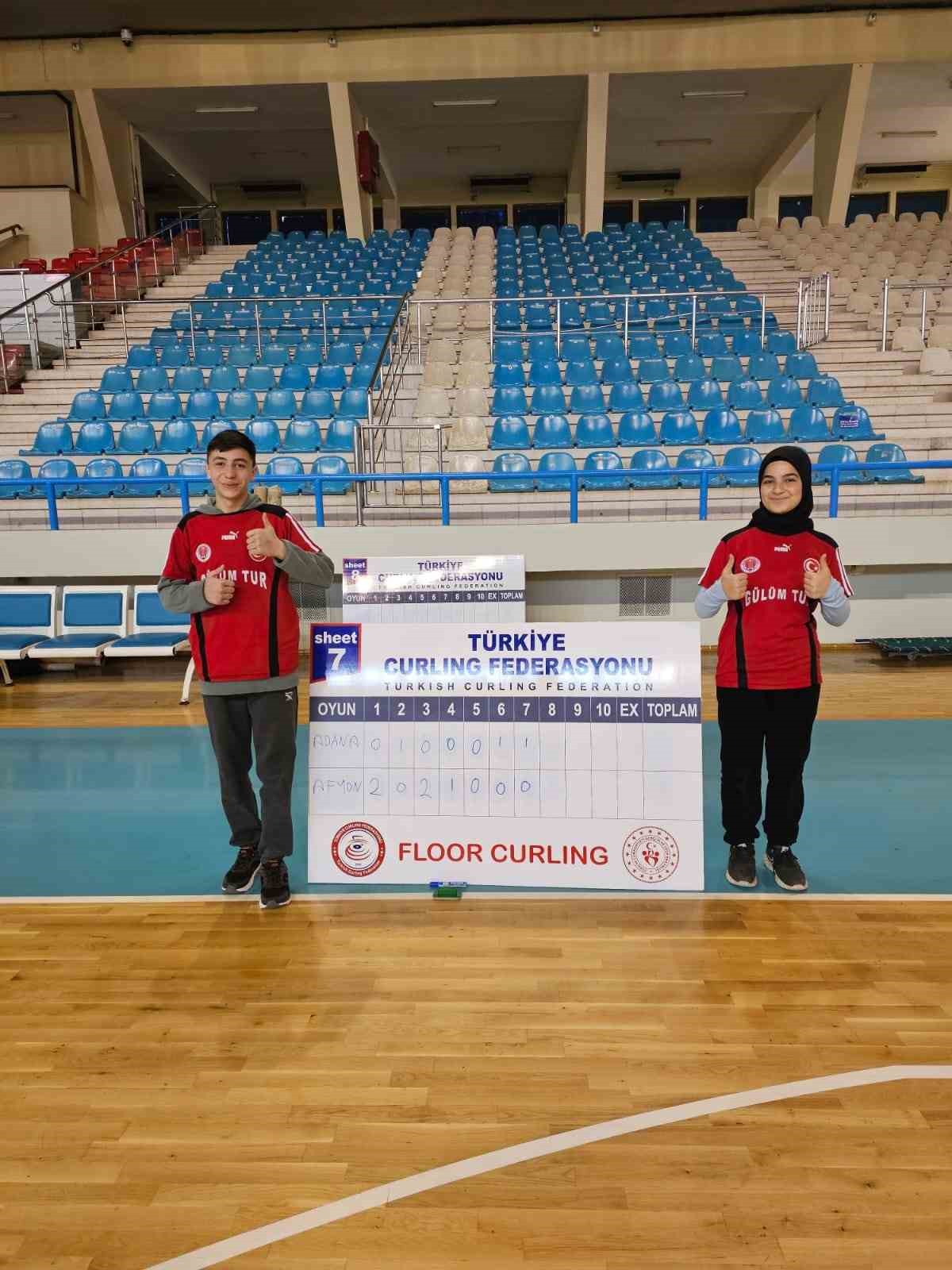 ÇAY İMAMHATİP ORTAOKULU FLOOR CURLİNG'DE TÜRKİYE ŞAMPİYONASI'NA GİDİYOR