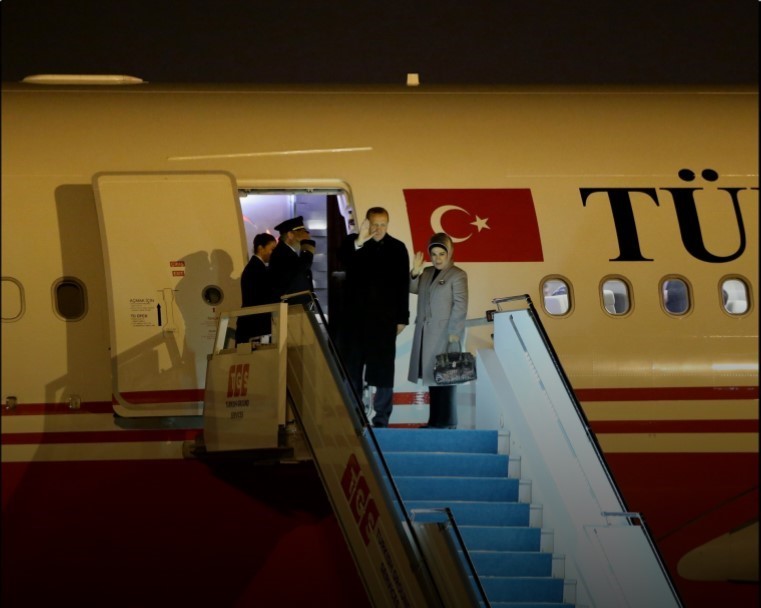 CUMHURBAŞKANI ERDOĞAN MISIR’DAN AYRILDI