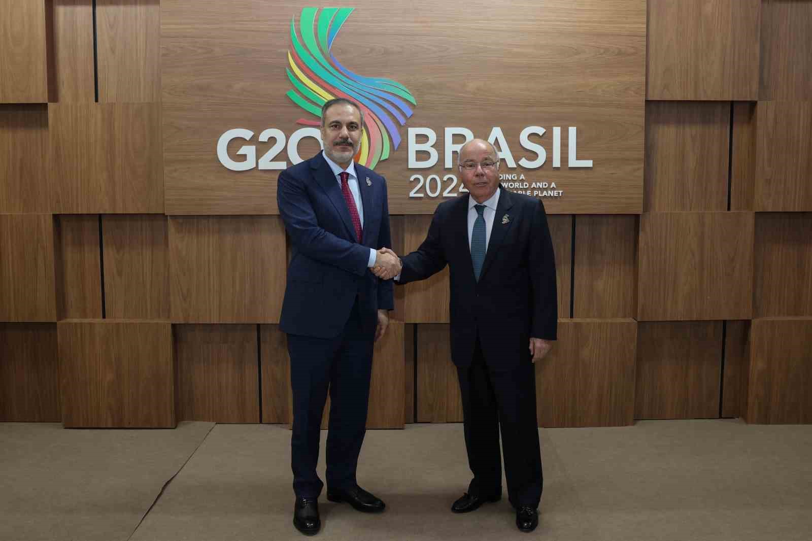 DIŞİŞLERİ BAKANI HAKAN FİDAN, G20 DIŞİŞLERİ BAKANLARI TOPLANTISI’NA KATILMAK ÜZERE
