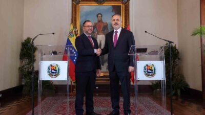 Dışişleri Bakanı Hakan Fidan, Venezuela’nın başkenti Karakas’ta Venezuela Dışişleri Bakanı