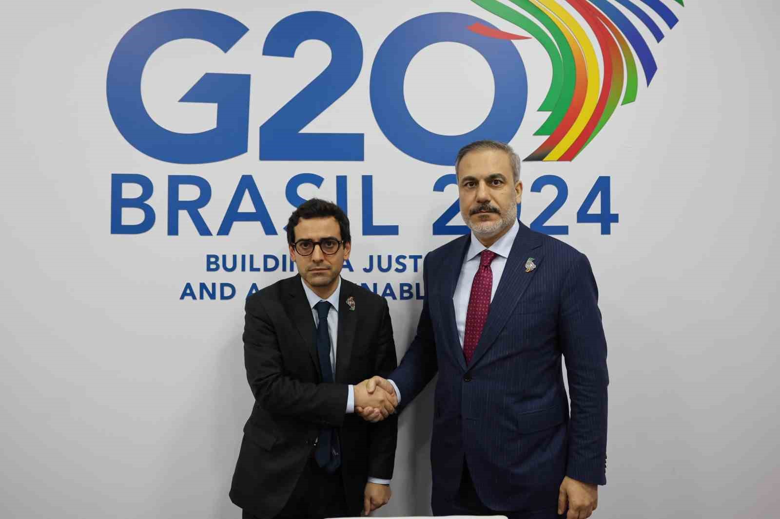 Dışişleri Bakanı Hakan Fidan, G20 Dışişleri Bakanları Toplantısı’na katılmak üzere