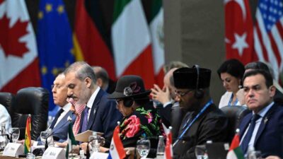 DIŞİŞLERİ BAKANI FİDAN, G20 DIŞİŞLERİ BAKANLARI TOPLANTISI'NDA MEVKİDAŞLARINA HİTAP ETTİ