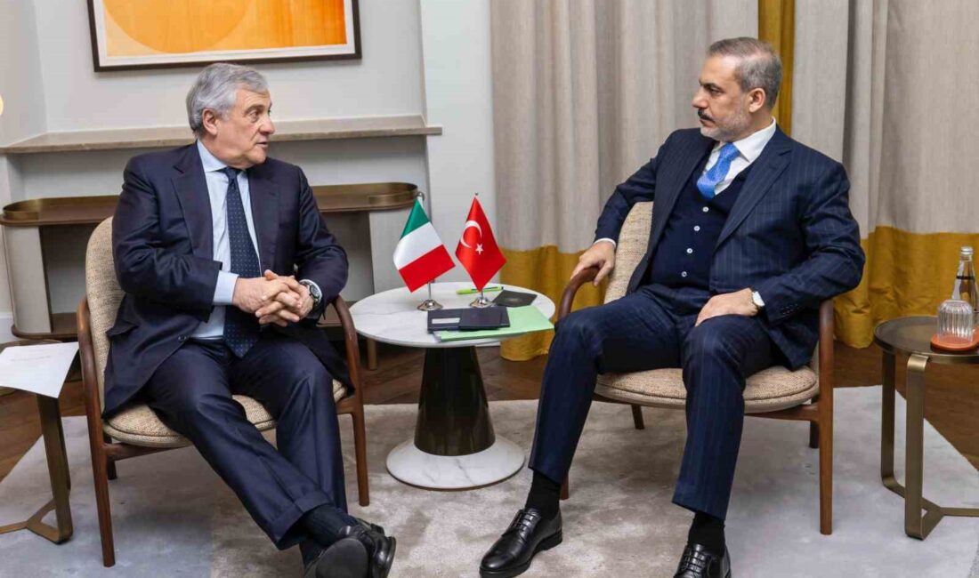 DIŞİŞLERİ BAKANI FİDAN, İTALYA DIŞİŞLERİ BAKANI TAJANİ İLE GÖRÜŞTÜ
