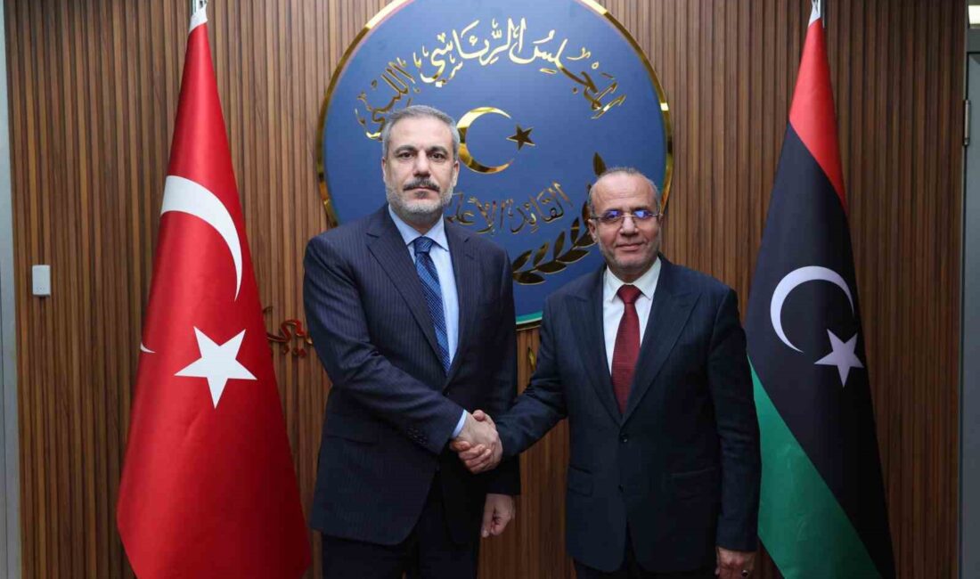 DIŞİŞLERİ BAKANI FİDAN, LİBYA BAŞKANLIK KONSEYİ BAŞKAN YARDIMCISI EL-LAFİ İLE