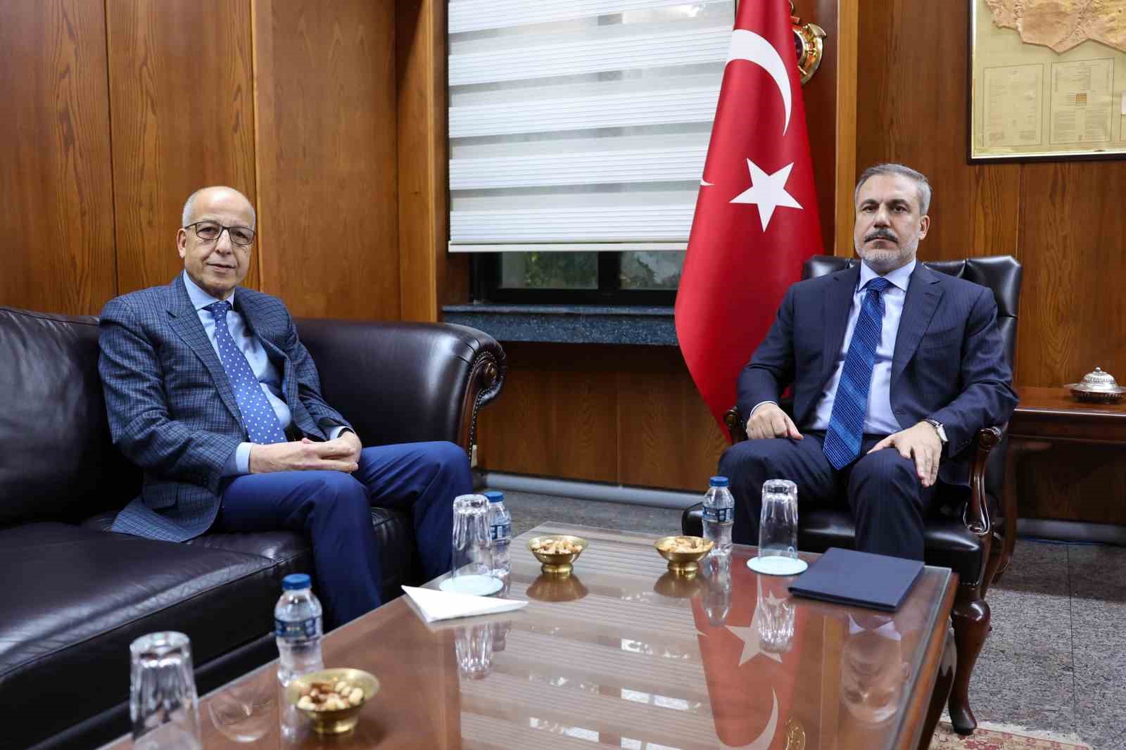DIŞİŞLERİ BAKANI FİDAN, LİBYA MERKEZ BANKASI BAŞKANI EL-KEBİR İLE GÖRÜŞTÜ